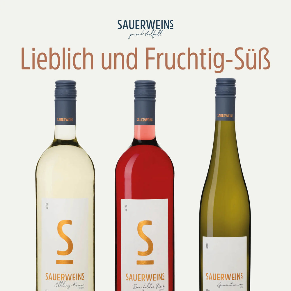 Lieblich und Fruchtig-Süß - Weinpaket